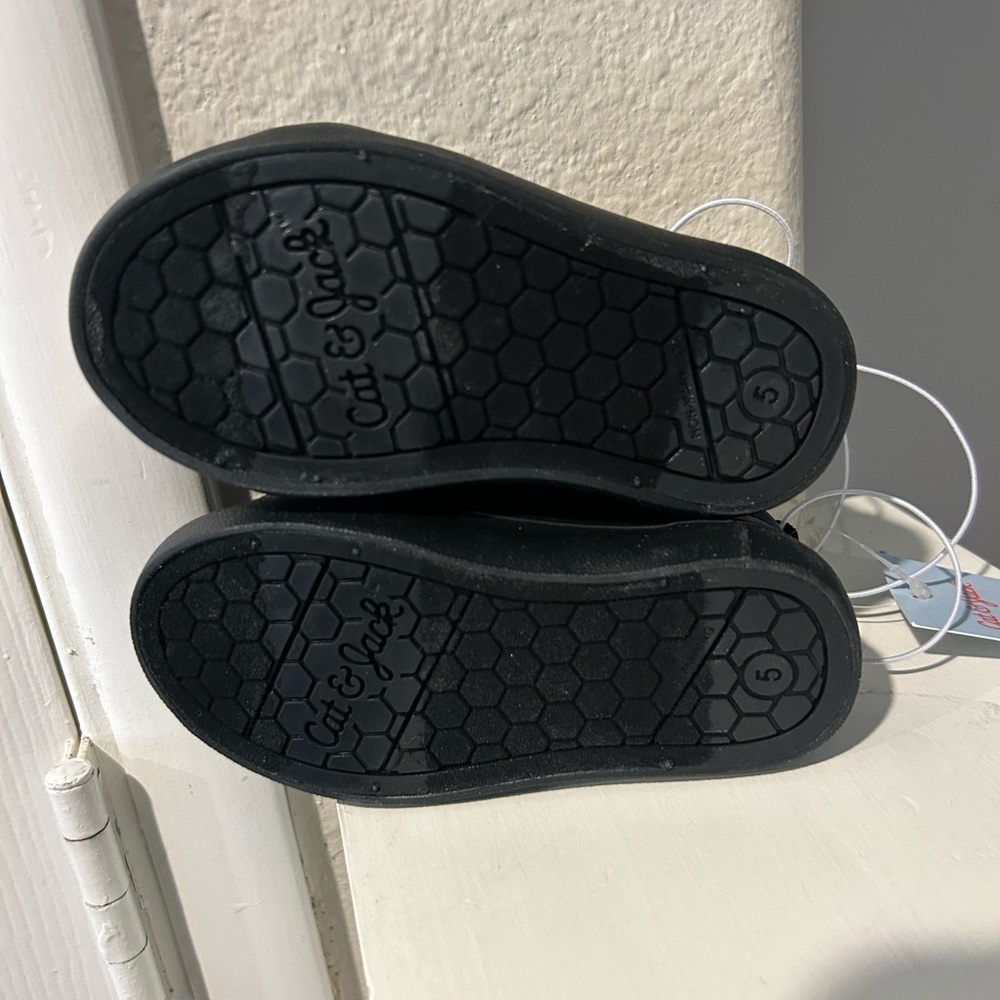 Cat & Jack Toddler Boys' Dino Shoes Black Hook Loop Infant Baby Multiple Sizes - Picture 8 of 10